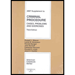 Criminal Procedure - 2007 Supplement