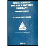 BASIC MANUAL FOR LAWYER'S ASSIST.-S.G.