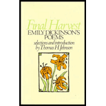 Final Harvest: Emily Dickinson's Poems