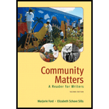Community Matters : Reader for Writers