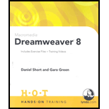 Macromedia Dreamweaver 8 with Hands-On Training - With CD