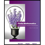 Finite Mathematics for Business, Economics,  Life Science, and Social Sciences