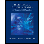 Essentials of Probability and Statistics for Engineering and Science