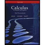 Calculus for Scientists and Engineers: Early Transcendentals, Single Variable
