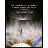 Investigating Biology - Laboratory Manual