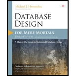 Database Design for Mere Mortals