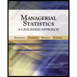 Managerial Statistics - With CD and Cases
