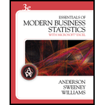 Essentials of Modern Business Statistics With Microsoft Excel - With CD