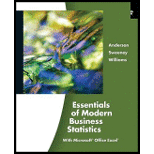 Essentials of Modern Business Statistics With Ms Excel