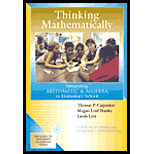 Thinking Mathematically