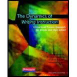 Dynamics of Writing Instruction