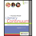Fountas & Pinnell Literacy Continuum, Expanded Edition: A Tool for Assessment, Planning, and Teaching, PreK-8
