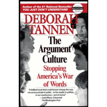 Argument Culture : Moving from Debate to Dialogue