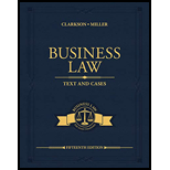 Business Law: Text and Cases