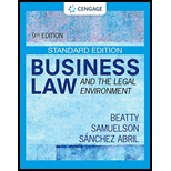 Business Law and Legal Environment: Standard Edition