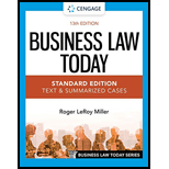 Business Law Today, Standard: Text & Summarized Cases