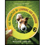 Principles of Learning and Behavior