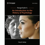 Hergenhahn's An Introduction to the History of Psychology