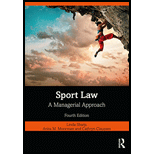 Sport Law: A Managerial Approach