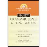 Random House Webster's Handy Grammar, Usage, and Punctuation