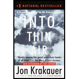 Into Thin Air: A Personal Account of the Mt. Everest Disaster - With New Afterword