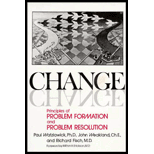 Change : Principles of Problem Formation and Problem Resolution