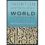 Norton Anthology of World Literature: Beginnings to 1650 - Volumes