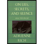 On Lies, Secrets and Silence: Selected Prose, 1966-1978
