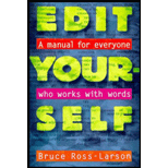 Edit Yourself: A Manual for Everyone Who Works With Words