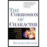 Corrosion of Character: The Personal Consequences of Work in the New Capitalism