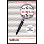 Telling Lies: Clues to Deceit in the Marketplace, Politics, and Marriage