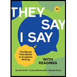 They Say/ I Say With Readings - With Access