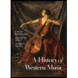 History of Western Music (Regulation Edition) - With Access