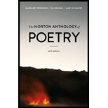 Norton Anthology of Poetry - With Access