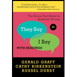 They Say / I Say - With Readings