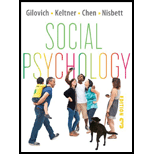Social Psychology (Cloth)