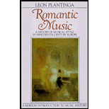 Romantic Music: A History of Musical Style in Nineteenth Century Europe