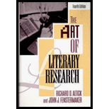 Art of Literary Research