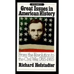 Great Issues in American History, Volume II: From the Revolution to the Civil War, 1765-1865