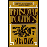 Personal Politics: The Roots of Women's Liberation in the Civil Rights Movement and the New Left
