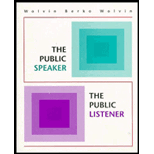 Public Speaker/Public Listener