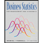 Business Statistics for Management and Economics