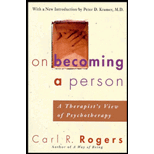 On Becoming a Person: A Therapist's View of Psychotherapy - With New Introduction