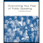 Overcoming Your Fear of Public Speaking : A Proven Method