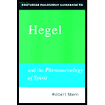 Hegel and Phenomenology of Spirit