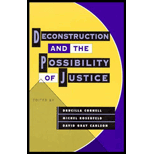Deconstruction and the Possibliity of Justice