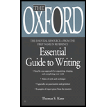 Oxford Essential Guide to Writing