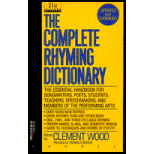 Complete Rhyming Dictionary-Updated and Expanded
