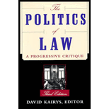 Politics of Law: A Progressive Critique (Paperback)