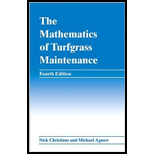 Mathematics of Turfgrass Maintenance
